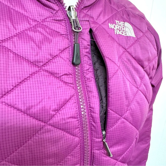 The North Face Redpoint Primaloft Zip Stowable Quilted Puffer Jacket Purple XS - Picture 6 of 11